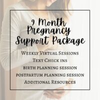 9 Month Pregnancy Support Package